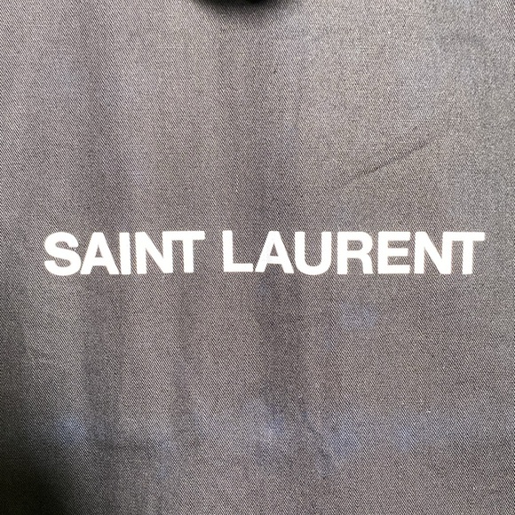 VGUC Saint Laurent Black Garment Bag 45” x 23.5” Saint Laurent Hangar included! - Picture 8 of 10